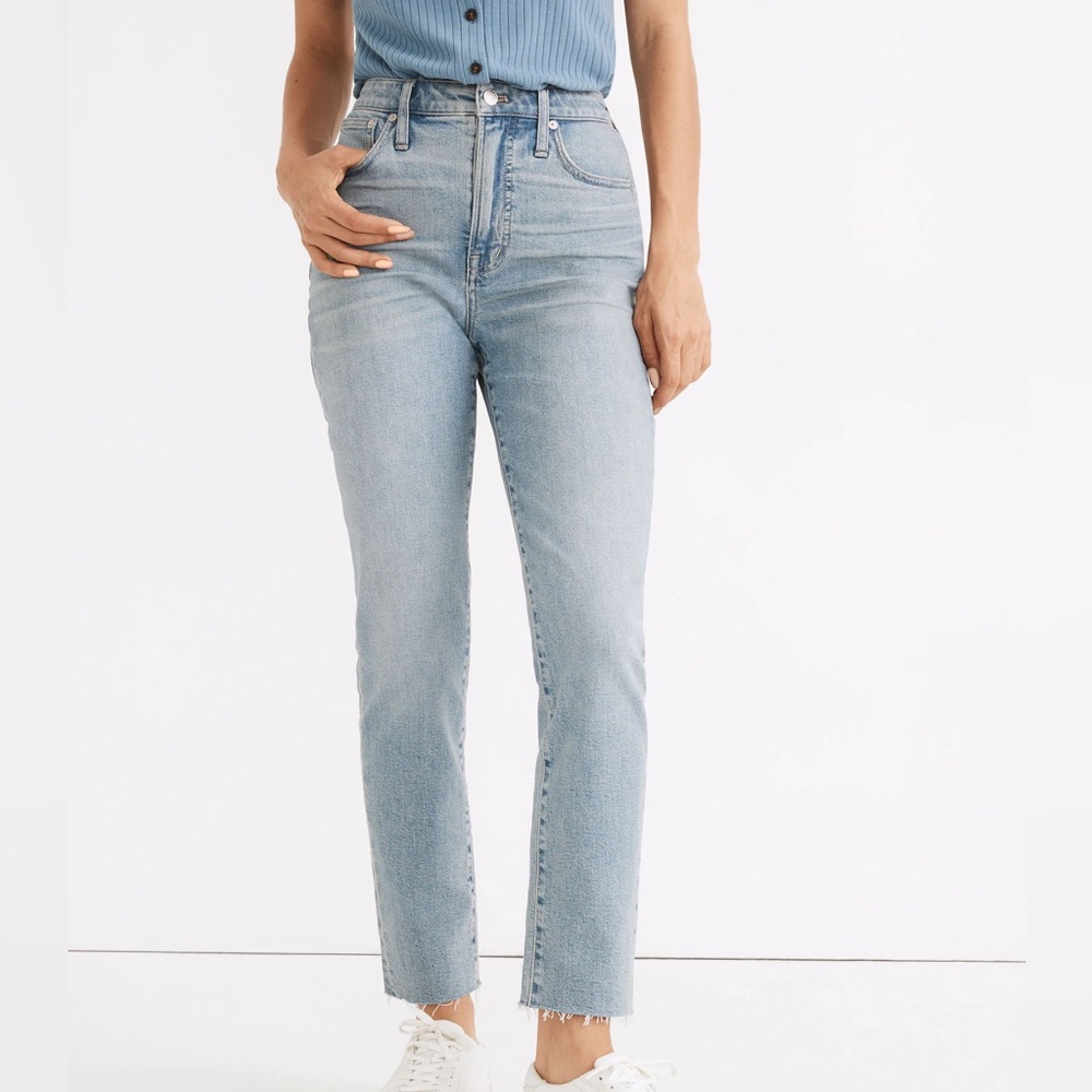 Madewell Women's High Rise Jeans - Light Blue